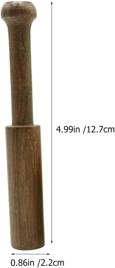 COHEALI 2 Pack Tibetan Singing Bowl Mallets Wood Sound Bowl Strikers for Meditation Yoga Spiritual Relaxation 5.00In Durable Hand Percussion Sticks - Bloomnest