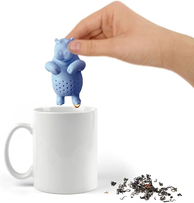 Animal cute tea infuser tea diffusers for loose tea cute, Cute Loose Leaf Tea Steeper Set For Mug Or Cup, Tea Accessories For Tea Lovers