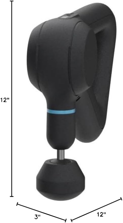 TheraGun Therabody Prime (5th Generation) - Deep Tissue Percussion Therapy Massage Gun - Bluetooth Enabled, Personal Massager for Pain Relief in Neck, Back, Leg, Shoulder and Body (Black) - Bloomnest