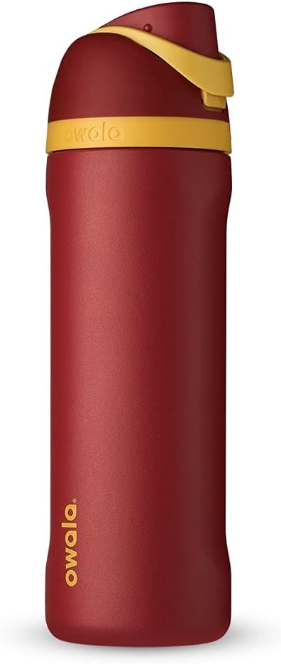 Owala Harry Potter FreeSip Insulated Stainless Steel Water Bottle with Straw, BPA-Free Sports Water Bottle, Great for Travel, 24 Oz, Gryffindor Owala