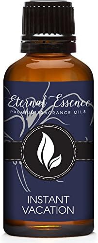 Eternal Essence Oils Instant Vacation 30ml Premium Fragrance Oil - for Candle, Soap Making, Aromatherapy, Diffusers, Home Care, & Humidifiers EternalEssenceOils