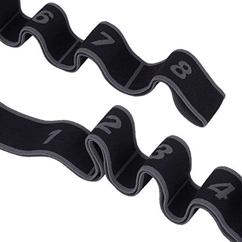 Yosoo Yoga Resistance Bands, Acrylic Dance Stretching Band with 8 Loops for Children Fitness Exercise Pulling Legs and Improving Body Flexibility - Bloomnest