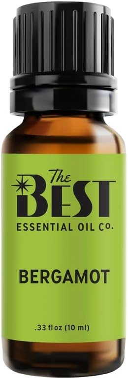 The Best Bergamot Essential Oil- Premium Grade- 100% Pure & Natural for Aromatherapy, Diffuser, Spa, Massage, Air Freshener- 10 ml (.33 fl oz) - Bloomnest