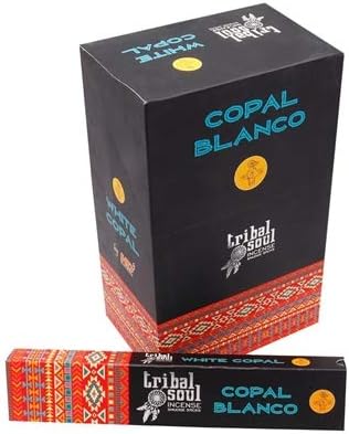 Tribal Soul Incense Smudge Stick Scents | Premium Quality Incense Stick (Box of 12) (White Copal) Bloomnest