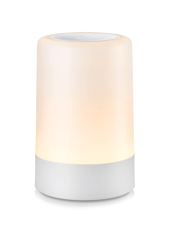 G Keni Nursery Night Light for Baby, Portable LED Touch Night Lamp for Kids and Adult, Breastfeeding, Sleep Aid, USB Rechargeable Nursing Lamp, Bedside Dimmable Warm Night Light, Soft Eye Caring - Bloomnest