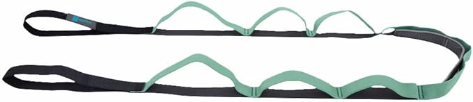 Premium Durable Stretch Straps with Loops, Stretching Strap for Physical Therapy, Multi-Loop Yoga Strap Fitness Exercise Strap for Yoga, Pilates, Dance, Flexibility&Exercise - Bloomnest