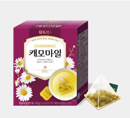 Damtuh Chamomile Tea – 100% Pure Chamomile, Caffeine-Free Herbal Tea, 10 Tea Bags (1g each) - Bloomnest