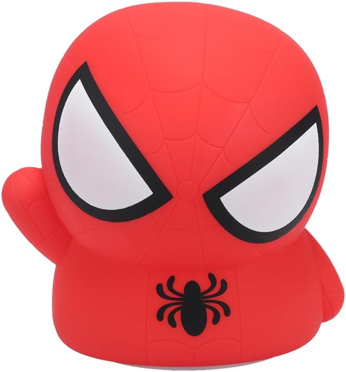 Paladone Spiderman Squishy Lamp - Officially Licensed Disney Free Standing Desk Light, Gaming Room Decor and Merchandise for Boys and Girls, Nightlight Gift Accessory for Playroom and Bedroom - Bloomnest