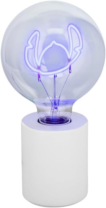 Disney Stitch Decorative LED Neon Bulb Lamp - E27 Glass Lightbulb, Officially Licensed Lilo & Stitch Collectible Gift, Fun Light for Bedrooms & Homes | Paladone - Bloomnest