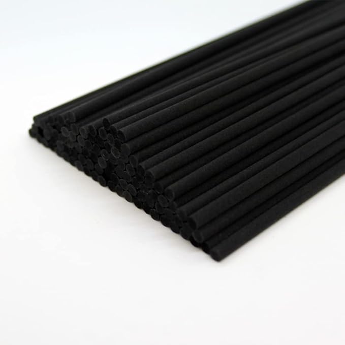 Cocod'or COCODOR Diffuser Black Fiber Reed Sticks(100pcs, 8" x 4mm) / Diffuser Oil Refill, Home Fragrance, Aromatherapy, Reed Diffuser Set, Sticks for Reed Diffusers, Office Décor, Decoration - Bloomnest