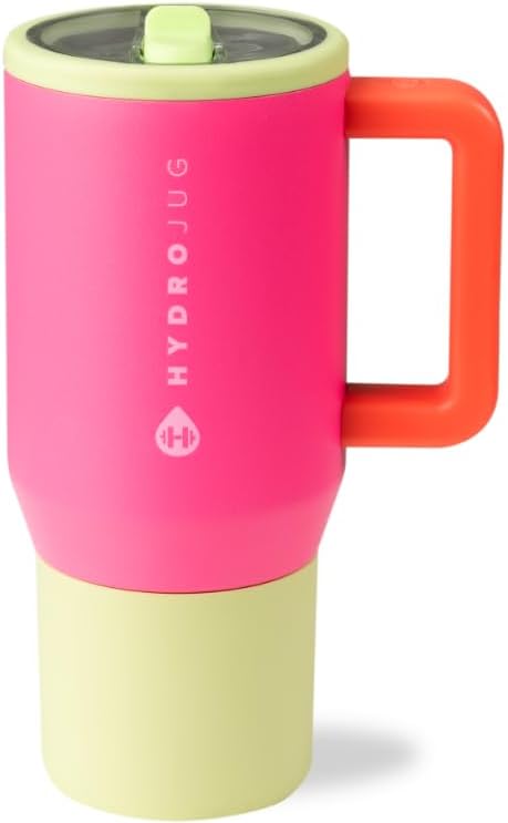 HydroJug Kids - 20 oz Insulated Kids Water Bottle with Flip Straw & Handle | Leak-Proof & Durable | Perfect for School, Sports, Lunch, Travel & Camp, Orchid - Bloomnest