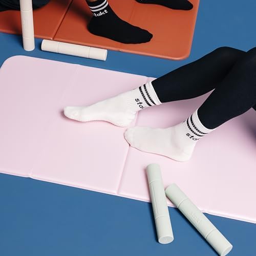 Stakt The Original Foldable Yoga Mat, Premium Fitness & Multi-Purpose Workout Mat with Non-Slip Surface, Portable & Lightweight for Studio or Home Use, As Seen on Shark Tank - Bloomnest