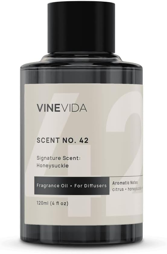 VINEVIDA [4 Fl Oz] Honeysuckle Fragrance Oil for Cold Air Diffusers, Essential Oils for Diffuser Oil Refill & Air Freshener Room Spray - Bloomnest