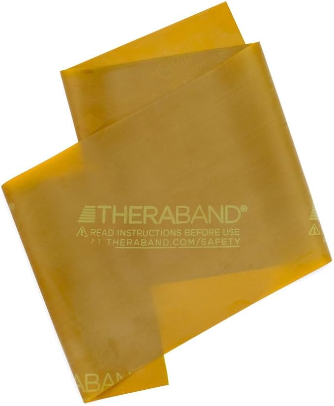 THERABAND Resistance Band, Black, Special Heavy, 50-Yard Roll, Latex Elastic Band for Exercise - Bloomnest