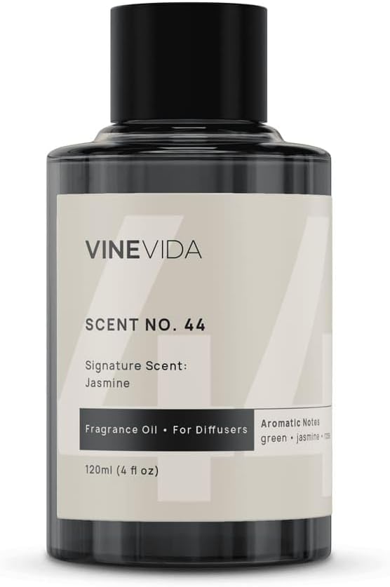 VINEVIDA [4 Fl Oz] Jasmine Fragrance Oil for Cold Air Diffusers, Essential Oils for Diffuser Oil Refill & Air Freshener Room Spray - Bloomnest