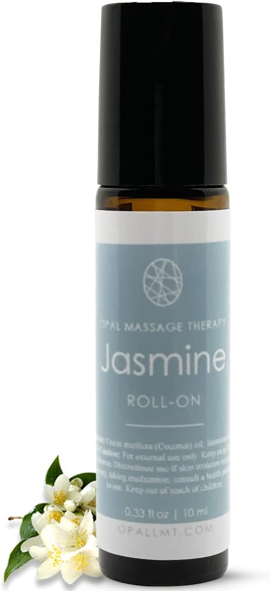 Premium Essential Oil Roll On Opal Massage Therapy (Jasmine)