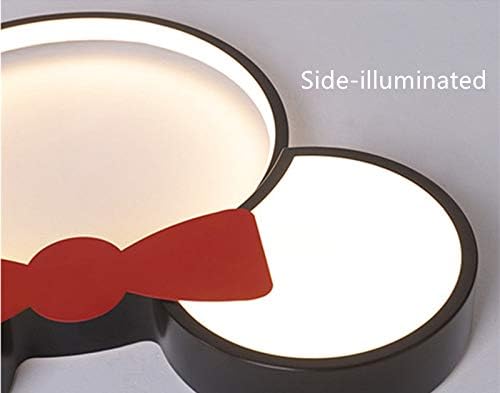 Ceiling Light LED Acrylic Flush Mount Ceiling Light Fixtures with Cartoon Mouse Head Shade for Kids Room Girls Room Children's Room Boys Room Bedroom, White Light - Bloomnest