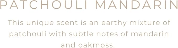 River Birch Candles Patchouli Mandarin Scented Candle | Premium, All-Natural, Non-Toxic, Soy Candles | 16oz 90 Hr Burn Time | Cozy Relaxing Gifts for Home - Bloomnest