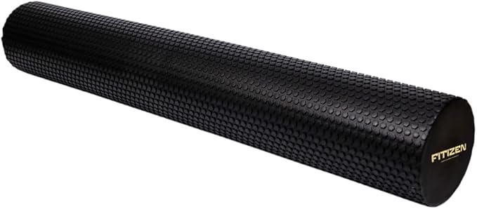 Fitizen Foam Roller – Muscle Massage Rehab Stiff Back Pain Physical Therapy Deep Tissue Firm Exercise Equipment Home Gym Stress Yoga Pilates for The Fit Citizen by FitNation - Bloomnest