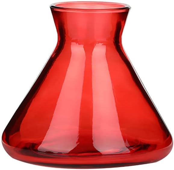 WAIT FLY Creative Glass Diffuser Bottles for Essential Oils, Replacement Diffusers, Reed Sticks, Crafts, Spa, Home Decoration-Red-7 OZ WAIT+FLY