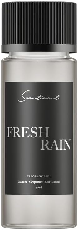 Scentiment Diffuser Oil - Fresh Rain | Aromatherapy Home Fragrance |Inspired by Marriott® Hotels | Luxurious Scent with Notes of Fresh Grapefruit and Crisp Red Currant (50 mL) Scentiment