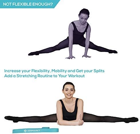 Zenmarkt Ballet Stretch Bands for Flexibility and Strength - Stretch Bands Ideal to Have as Dance Equipment in Every Competition - Suitable for Gymnastics, Cheerleading, and Pilates Training - Bloomnest