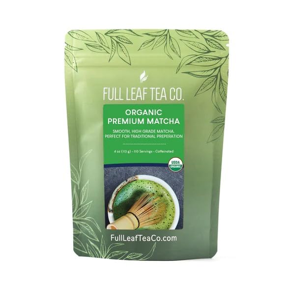 Organic Premium Matcha - 4oz bag (Approx. 110 Servings) | Full Leaf Tea Co. - Bloomnest
