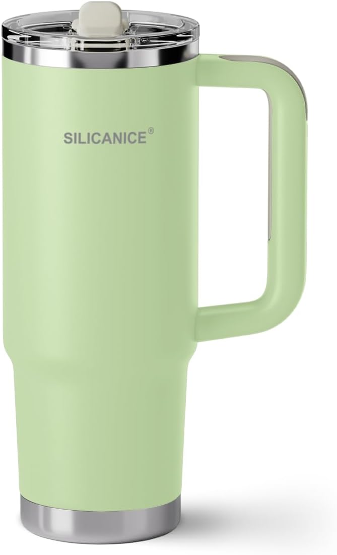 Easy Clean Pro Tumbler - 30 oz Water Bottle with Handle & Quick-Disassemble Flip Straw, Leak Resitance,Double Wall Insulated Stainless Steel, Dishwasher Safe, BPA-Free,Gifts for Women & Men - Bloomnest