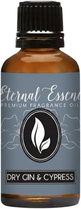 Eternal Essence Oils Dry Gin & Cypress 30ml Fragrance Oil – Juniper, Chilled Gin, Citrus Zest & Crushed Cypress – Crisp Botanical Woods & Fresh Aromatic Blend EternalEssenceOils