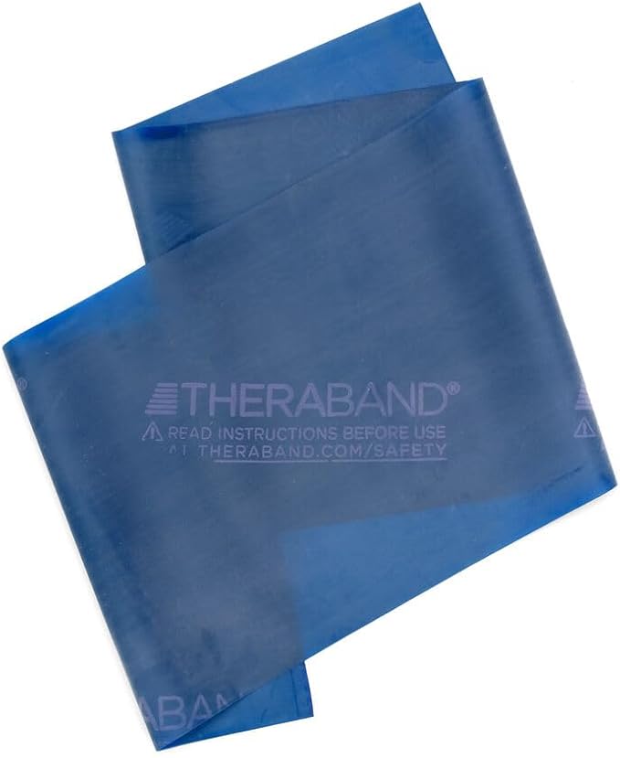 THERABAND Resistance Band, Black, Special Heavy, 50-Yard Roll, Latex Elastic Band for Exercise - Bloomnest