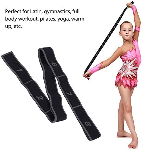 Yosoo Yoga Resistance Bands, Acrylic Dance Stretching Band with 8 Loops for Children Fitness Exercise Pulling Legs and Improving Body Flexibility - Bloomnest