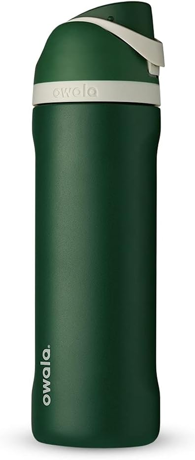 Owala Harry Potter FreeSip Insulated Stainless Steel Water Bottle with Straw, BPA-Free Sports Water Bottle, Great for Travel, 24 Oz, Slytherin Owala