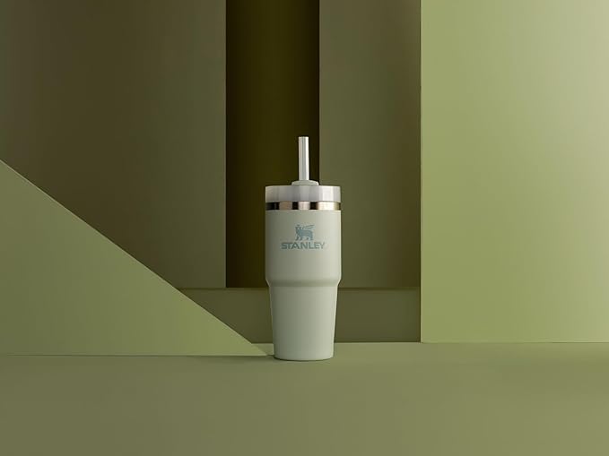 STANLEY Quencher H2.0 Tumbler with Straw 14 oz | Flowstate 3-Position Lid | Cup Holder Compatible for Travel | Insulated Stainless Steel Cup | BPA-Free | Mist