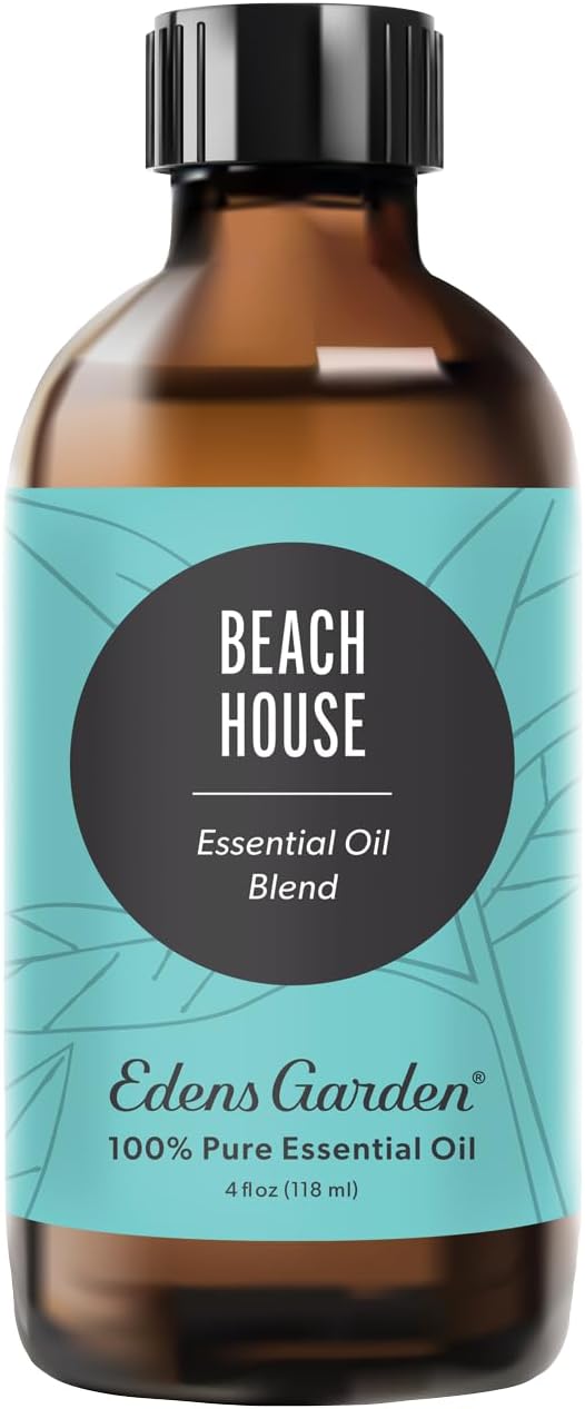 Edens Garden Beach House Essential Oil Blend- 100% Pure Premium Grade, Undiluted, Natural, Therapeutic, Aromatherapy, The Best for Kid Safe, Laundry, Hair 118 ml (4 fl oz) EdensGarden