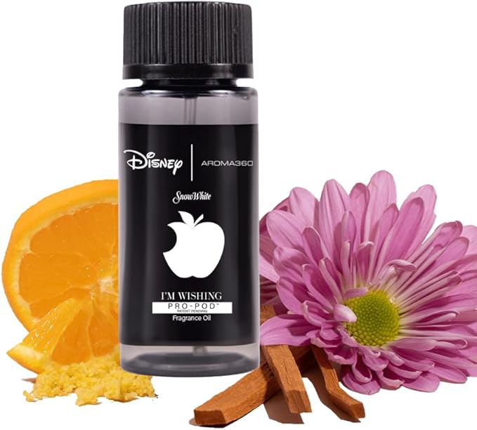 Aroma360 | Disney | I’m Wishing Pro- Pod Fragrance Oil Blend | Princess Snow White | Luxury Essential Oil Diffuser | Aromatherapy Scent Diffuser Oil | Orange, Aldehydes & Jasmine 1.7 fl oz, 50mL - Bloomnest