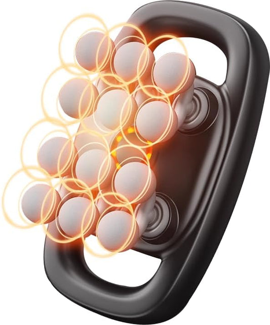 12-Head Massage Gun Set, 12 Head Massage Gun Deep Tissue with 30 Levels & 3 Modes, Electric Massager Tool for Full Body Muscle Pain Relief, Ideal Gifts for Women, Men, Mom, and Dad - Bloomnest