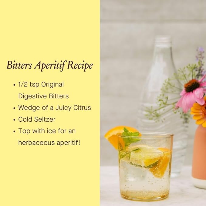 Urban Moonshine Original Digestive Bitters - Debloat - Gut Health - Appetite Regulation - Digestive Support - Certified Organic - Dandelion Root - Burdock Root - 8 Fl Oz - Bloomnest