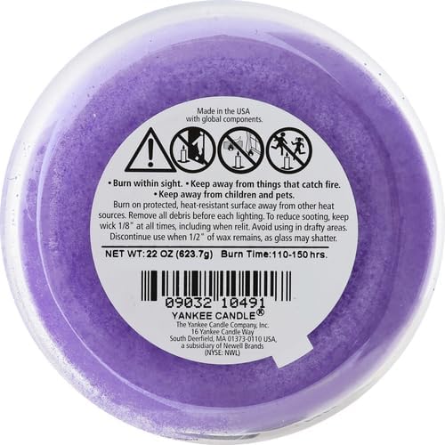 Yankee Candle Lilac Blossoms Scented Classic 22oz Large Jar Single Wick Candle Over 110 Hours of Burn Time Perfect for Gifting Gatherings and Seasonal Decorations - Bloomnest