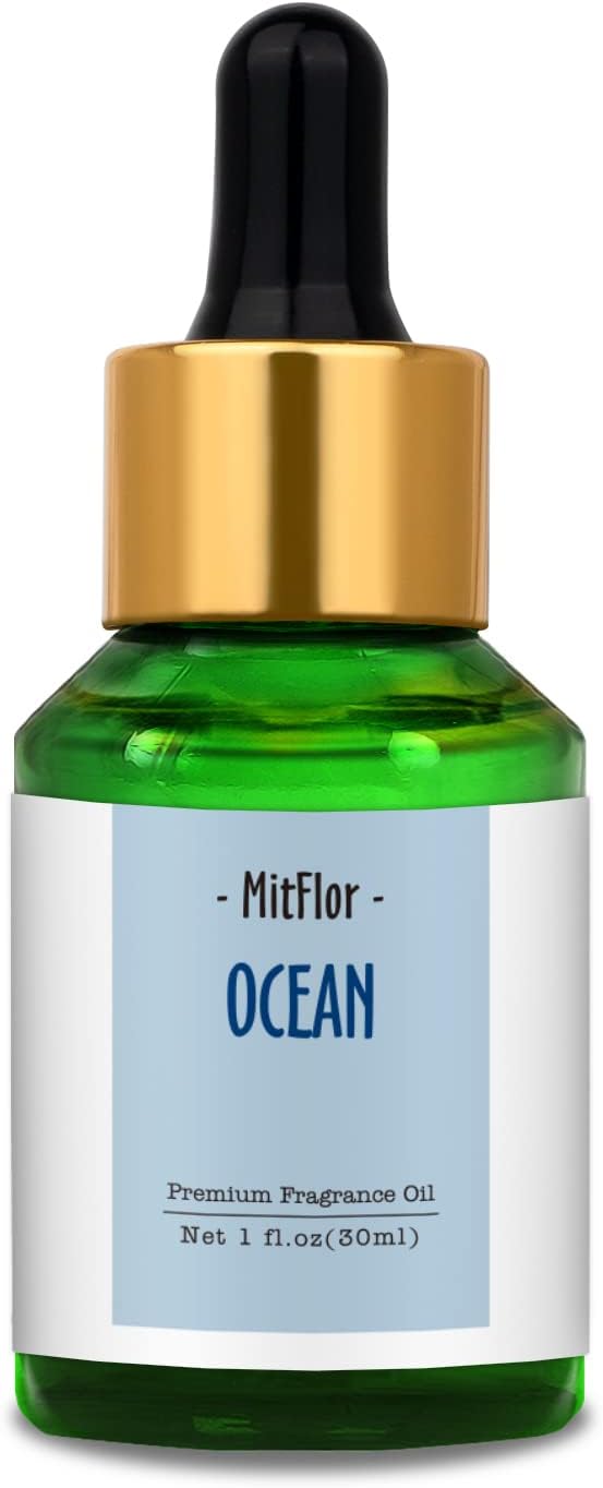 Ocean Fragrance Oil, MitFlor Single Scented Oil, Large Size Premium Grade Fragrance Oil for Diffuser, Soap & Candle Making Scent, Fresh Aromatherapy Oil for Home Fragrance, 30ml - Bloomnest