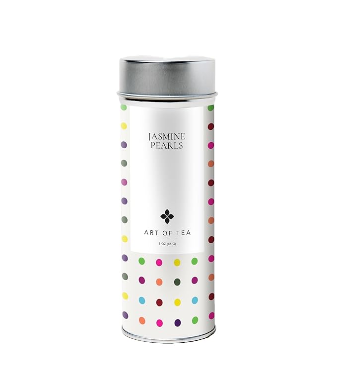 Art of Tea | Jasmine Pearls 3oz (Jasmine Tea) | Artisan Loose Leaf Tea Tin - Bloomnest