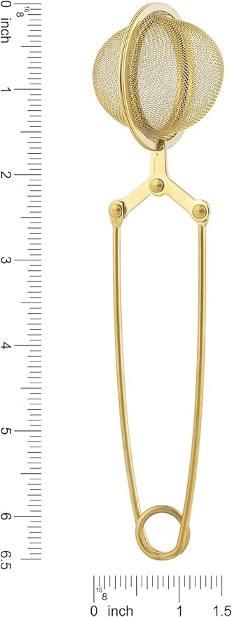 Snap Ball Tea Strainer 3 Pack Tea Infuser with Handle Tea Mesh Infuser Snap Ball Strainer Steep Loose Leaf Tea Infuser Fine Mesh Ball Tea Filter Strainer for Spices and Seasonings