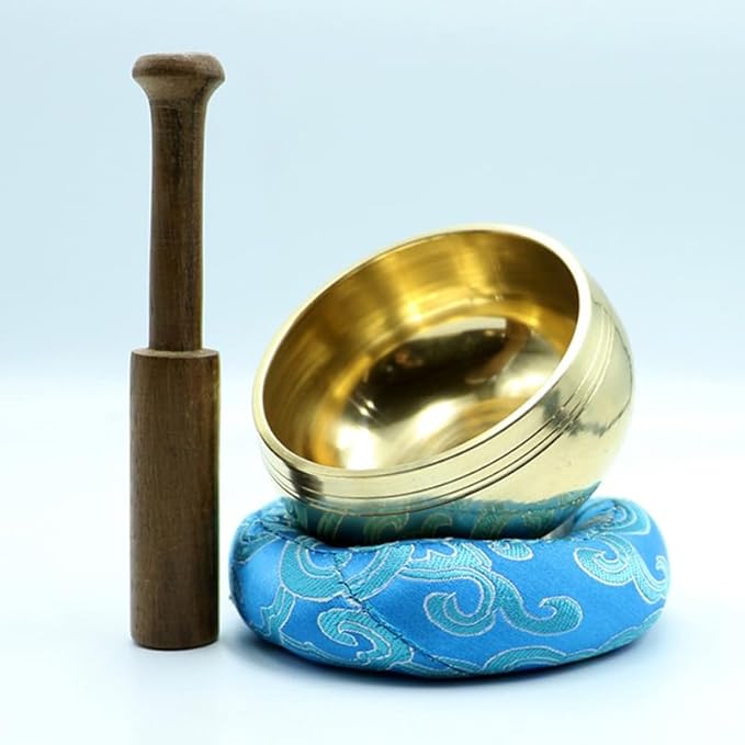 COHEALI 2 Pack Tibetan Singing Bowl Mallets Wood Sound Bowl Strikers for Meditation Yoga Spiritual Relaxation 5.00In Durable Hand Percussion Sticks - Bloomnest