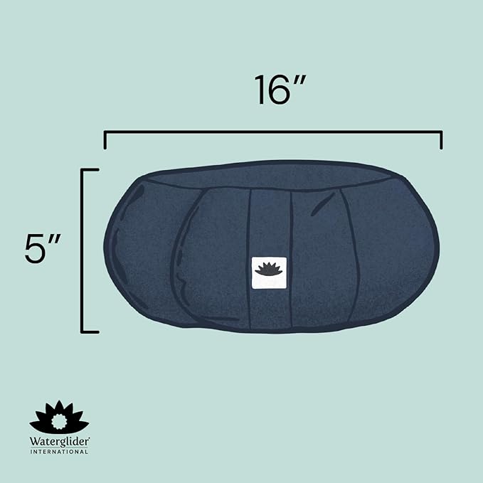 Zafu Meditation Cushion - Eclipse line - Removable Cover and Buckwheat Fill - Bloomnest