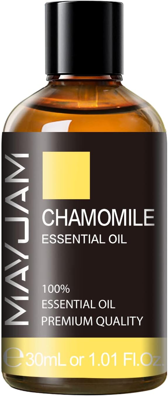 Chamomile Essential Oil, MAYJAM Premium Pure Essential Oils for Diffusers for Home and Office, 1.01FL.OZ/30ML Chamomile Oil for Massage, Diffuser, Candle Soap Making - Bloomnest