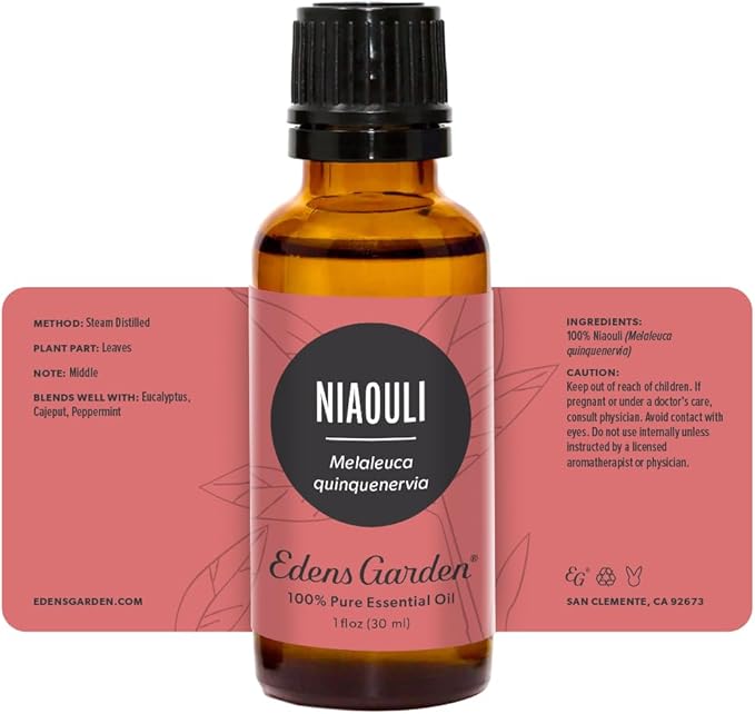 Edens Garden Niaouli Essential Oil- 100% Pure Premium Grade, Undiluted, Natural, Therapeutic, Aromatherapy, The Best for Diffuser, Skin, Candle, Humidifiers 30 ml (1 fl oz) EdensGarden
