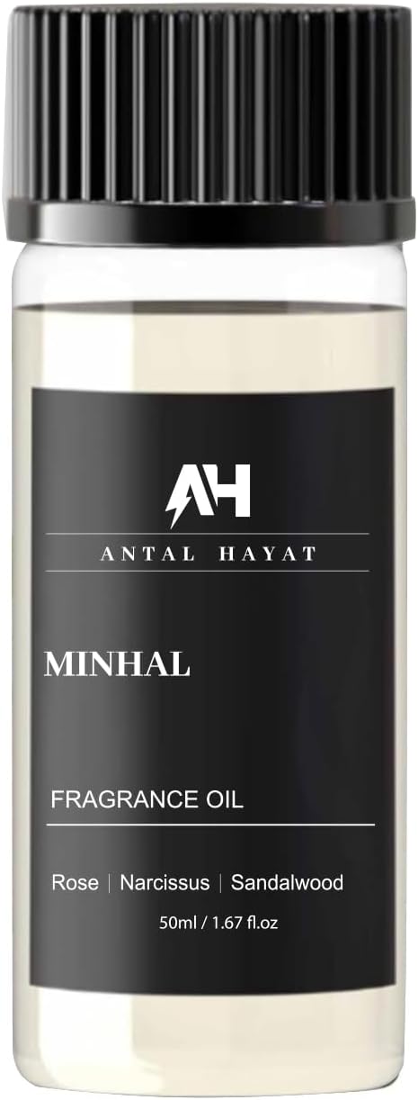 Hotel Scents Diffuser Oil Minhal 50ml - Iris de Nuit Inspired Scent - Luxury Home Fragrance Oil with Rose, Narcissus, Patchouli - Home Luxury Scents Refill for Diffusers - Premium Aroma Oil Refill - Bloomnest
