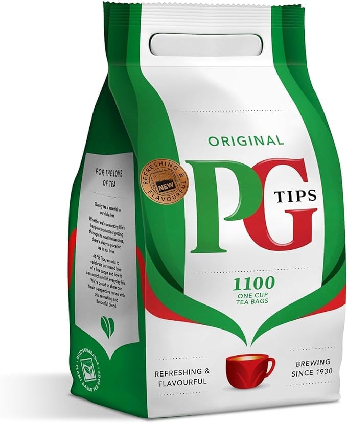 PG Tips One Cup Original Tea Bags (Pack of 1, Total 1100 Tea Bags) - Bloomnest