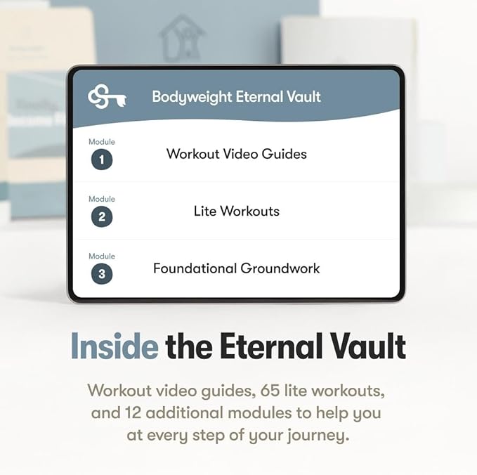 Bodyweight Phoenix Framework: Home Workout Series - Complete Fitness System with Transformation Journal, Elevate Card Deck, Burndown Tracker, Digital Vault Access, and Accountability System - - Bloomnest
