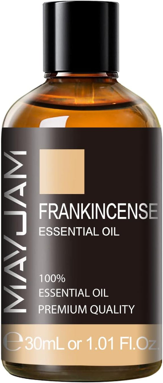 Frankincense Essential Oil 30ML/ 1.01FL.OZ, MAYJAM Pure Aromatherapy Frankincense Oil for Massage, Diffuser, Soap Making, Long Lasting Scents - Bloomnest