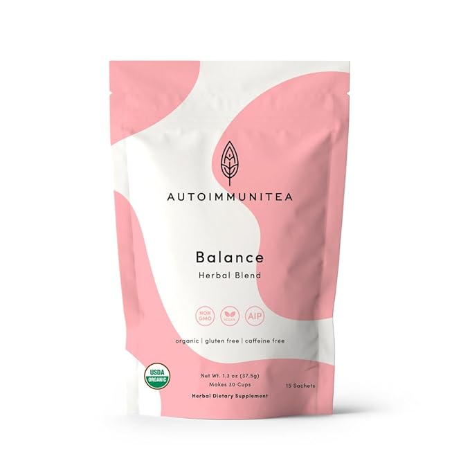 AutoimmuniTea – AIP Thyroid Support and Hormone Balance Tea for Women, Autoimmune Protocol Caffeine Free Eleuthero Tulsi, Spearmint, Licorice Tea Bags - Bloomnest